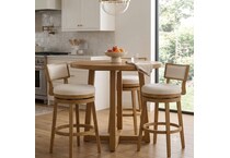 nowles white boucle barstool   