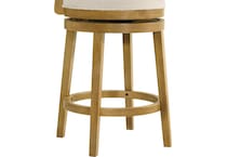 nowles white boucle barstool   