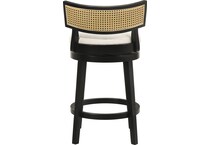 nowles white boucle barstool   