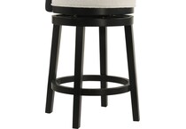 nowles white boucle barstool   