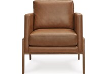 numund caramel accent chair   