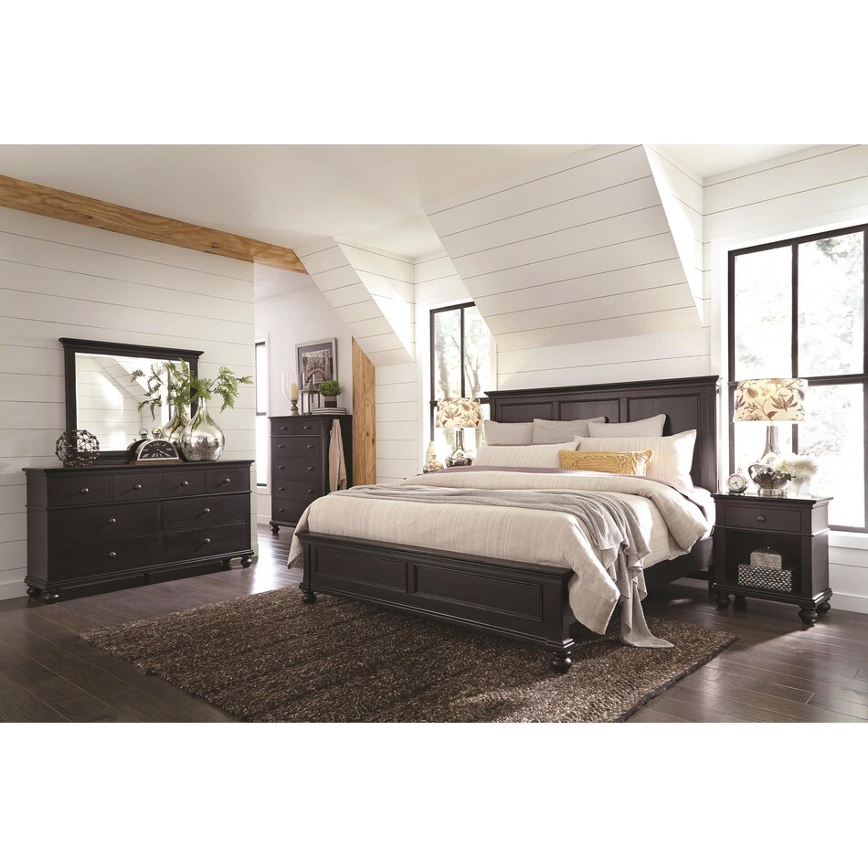 oakford black dresser   