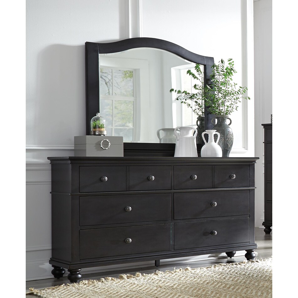 oakford black dresser   