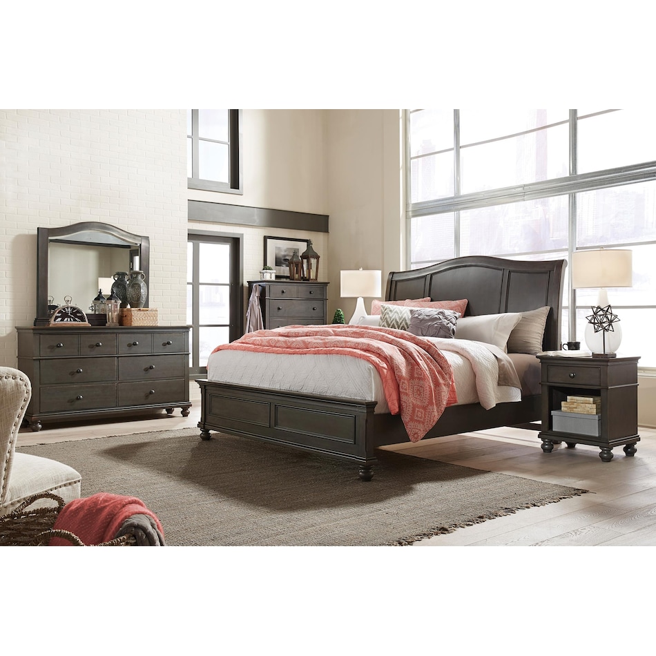 oakford grey mirror   