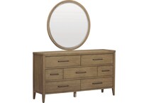 oakleigh sunkissed beige mirror   