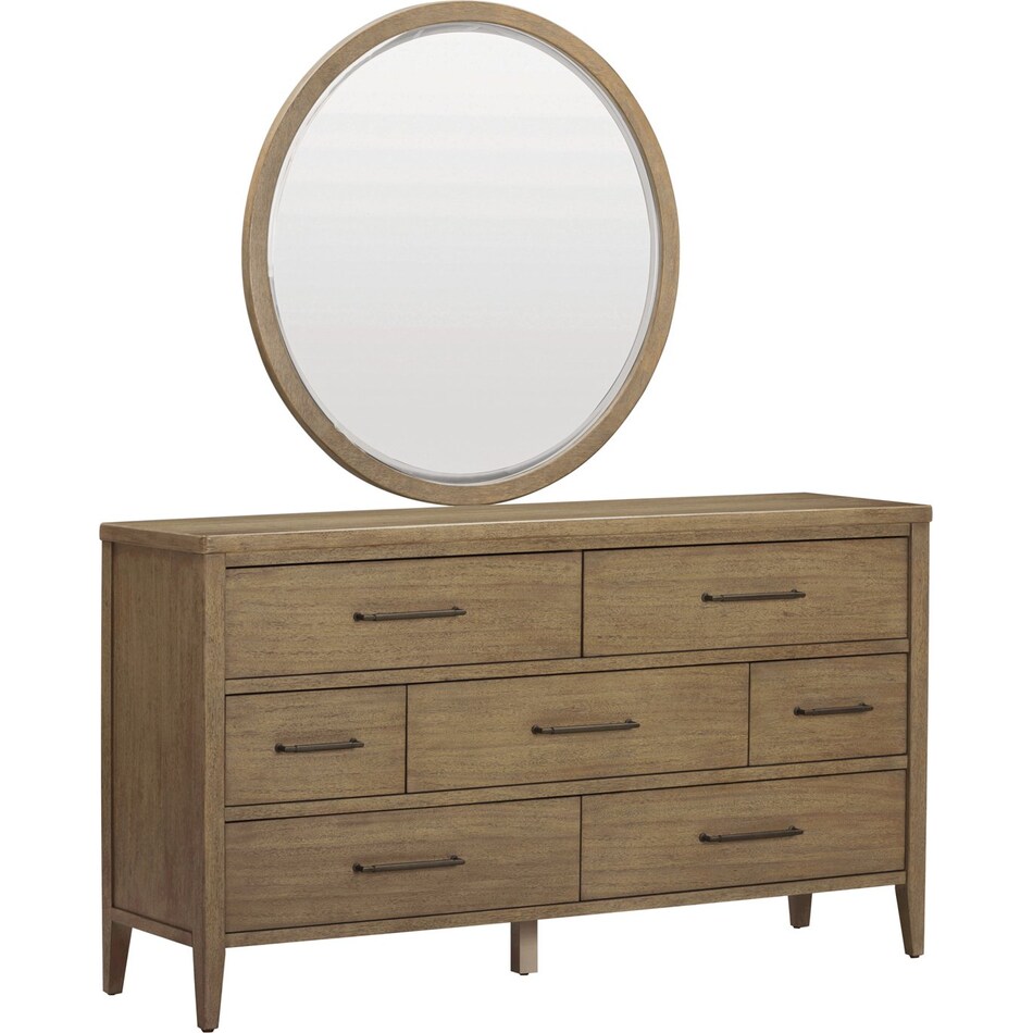 oakleigh sunkissed beige mirror   