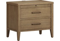 oakleigh sunkissed beige nightstand   
