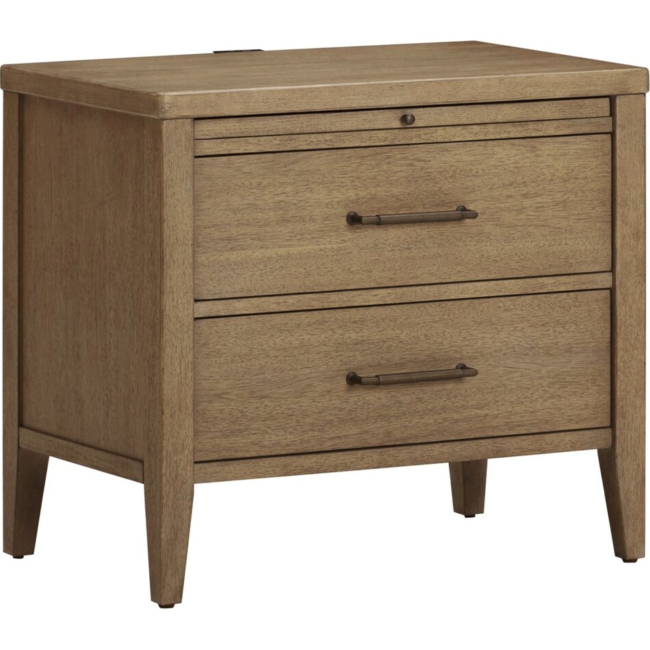 oakleigh sunkissed beige nightstand   