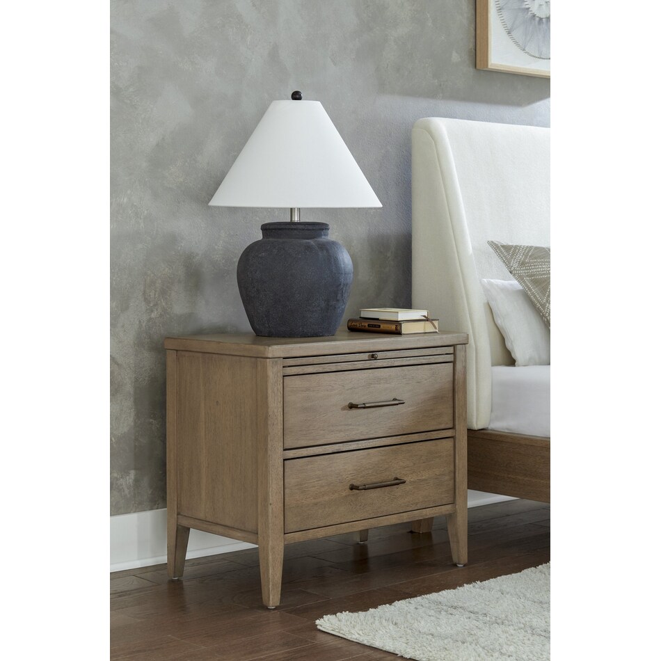 oakleigh sunkissed beige nightstand   
