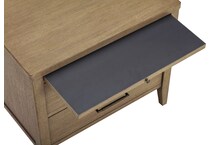 oakleigh sunkissed beige nightstand   