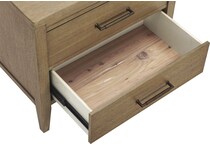 oakleigh sunkissed beige nightstand   
