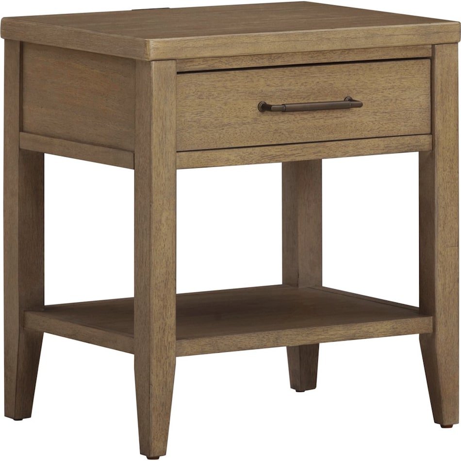 oakleigh sunkissed beige nightstand   