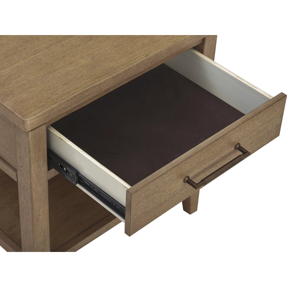 oakleigh sunkissed beige nightstand   
