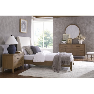 OAKLEIGH UPHOLSTERED BED