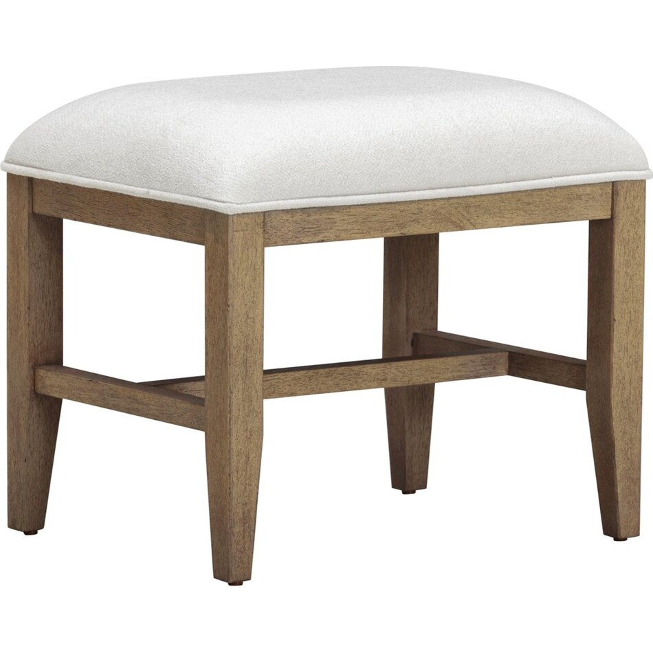 oakleigh sunkissed beige vanity stool   