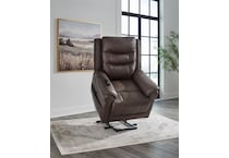 oatman umber lift recliner   