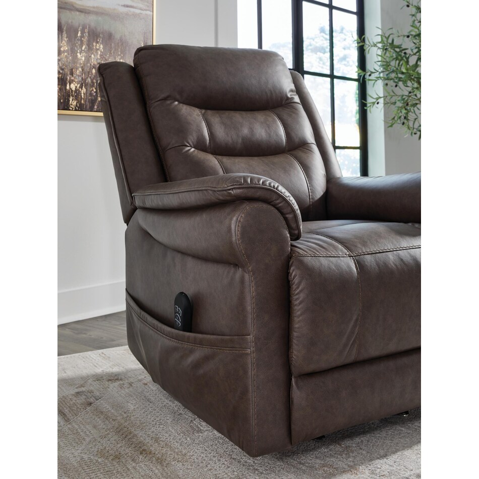 oatman umber lift recliner   