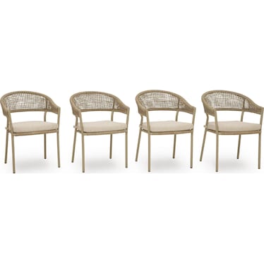 OCEAN PARK OUTDOOR ARM CHAIR SET