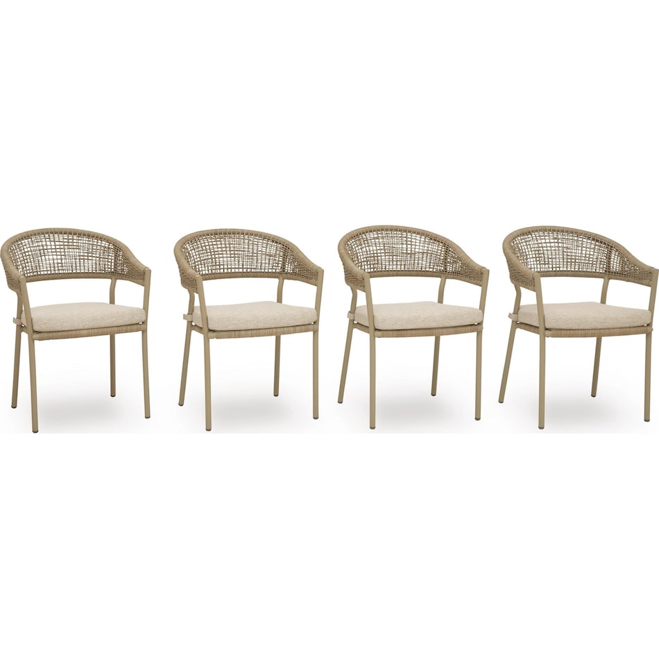 ocean park beige arm chair   