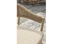 ocean park beige arm chair   
