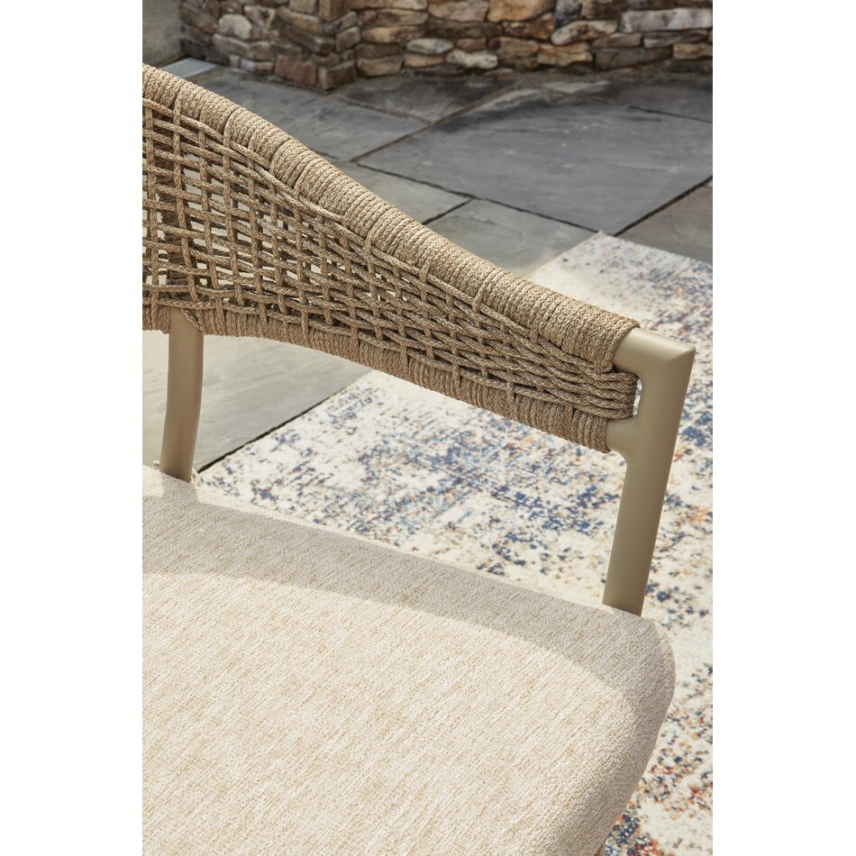 ocean park beige arm chair   