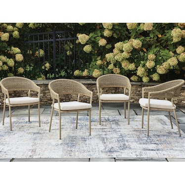 OCEAN PARK OUTDOOR ARM CHAIR SET