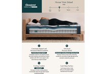 ocean view island firm hybrid mattress full   