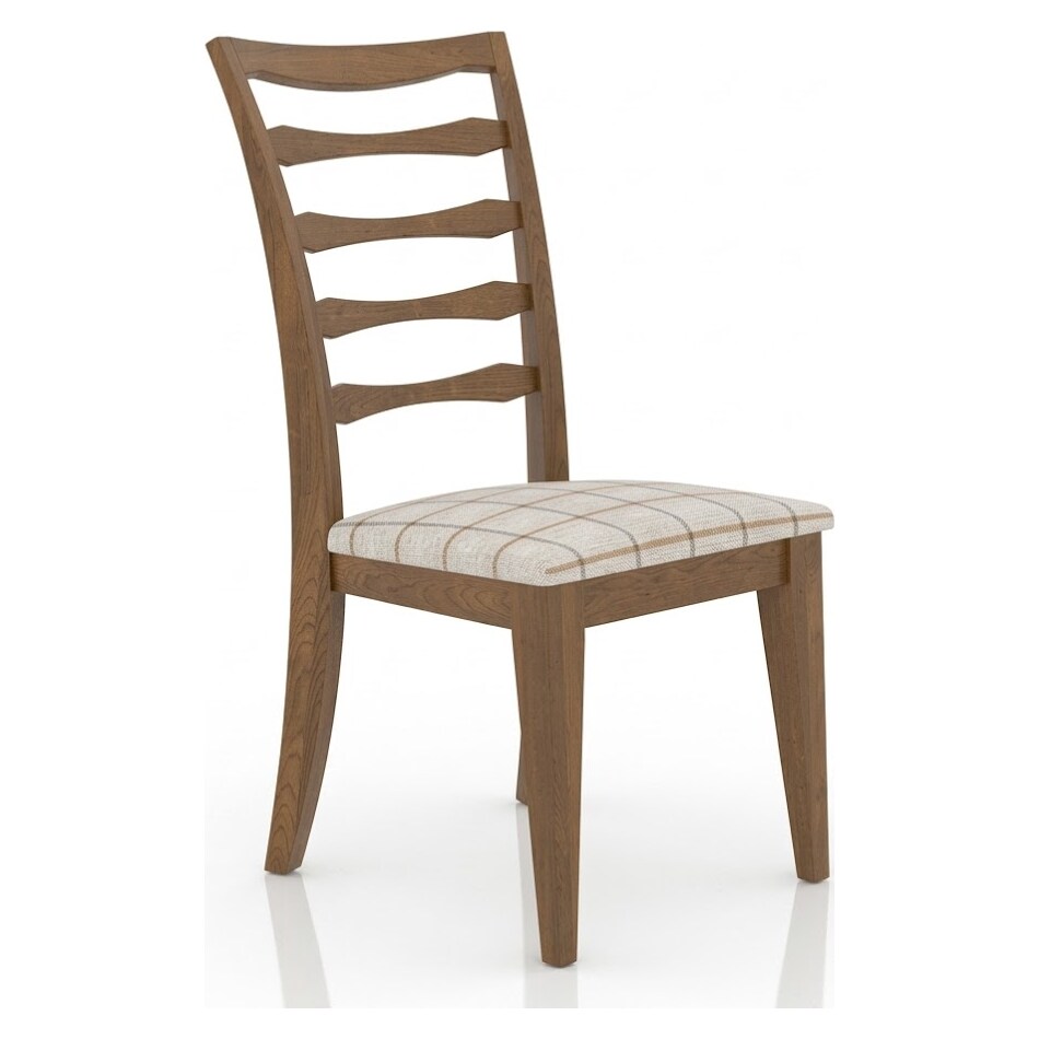 odette oak washed side chair