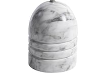 olan marble multicolored chairside table   