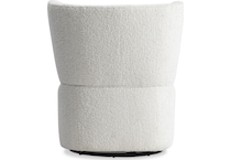 oliver white accent chair   