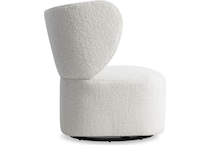 oliver white accent chair   