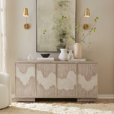 OPALINE 4 DOOR ACCENT CABINET