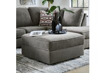 ophannon grey ottoman   