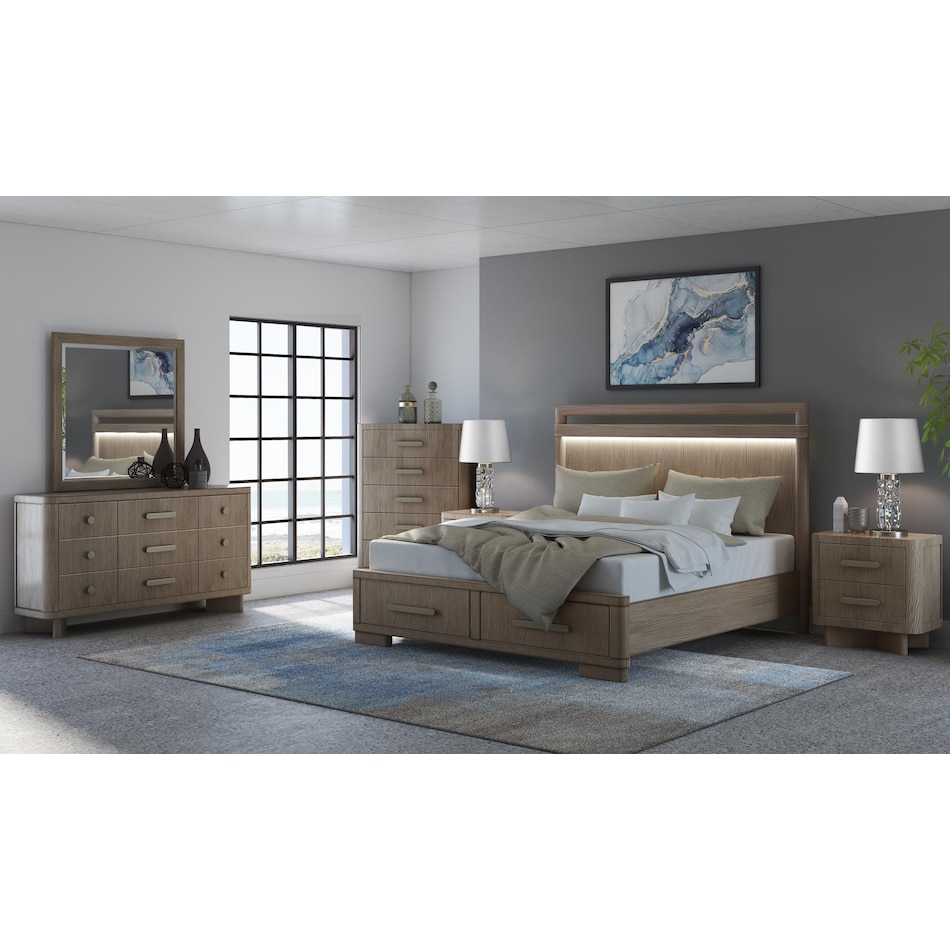 orion dove grey dresser   