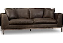 osmund napa iron leather sofa   