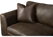 osmund napa iron leather sofa   