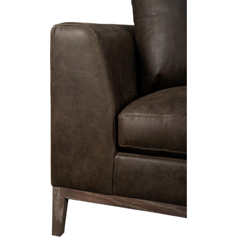 osmund napa iron leather sofa   