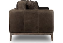 osmund napa iron leather sofa   
