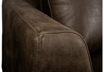 osmund napa iron leather sofa   