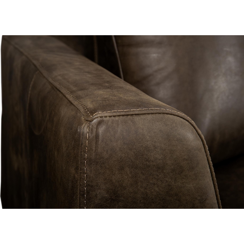 osmund napa iron leather sofa   