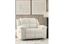 oswald white recliner   
