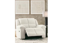 oswald white recliner   