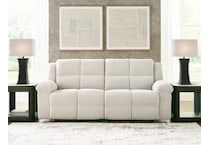 oswald white reclining sofa   
