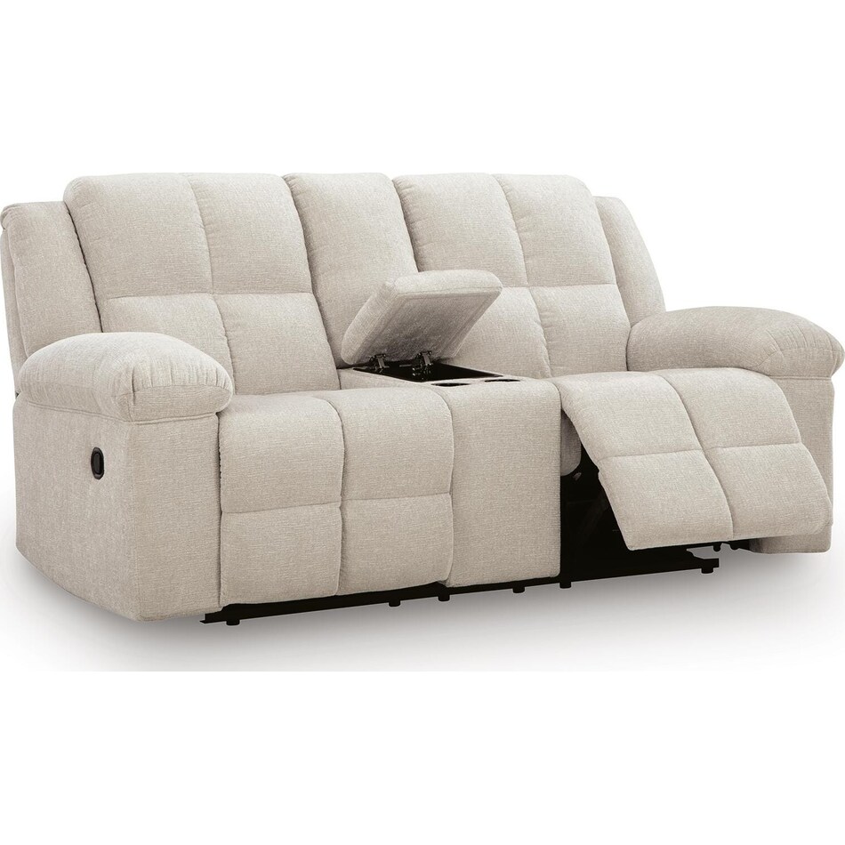 oswald winter reclining console loveseat   