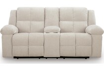 oswald winter reclining console loveseat   