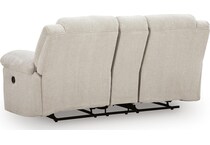 oswald winter reclining console loveseat   