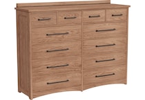 overton park taupe dresser   