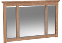 overton park taupe mirror   