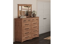 overton park taupe mirror   