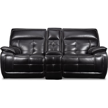 DREW & JONATHAN PACIFIC HEIGHTS LEATHER POWER RECLINING LOVESEAT